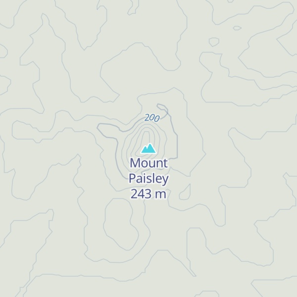 Map of Mount Paisley