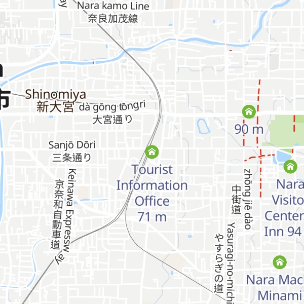 Map of Tourist Information Office