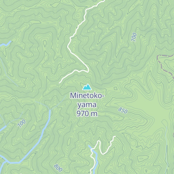 Map of Minetoko-yama