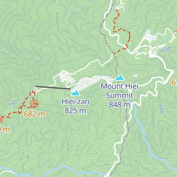 Map of Shimei-dake