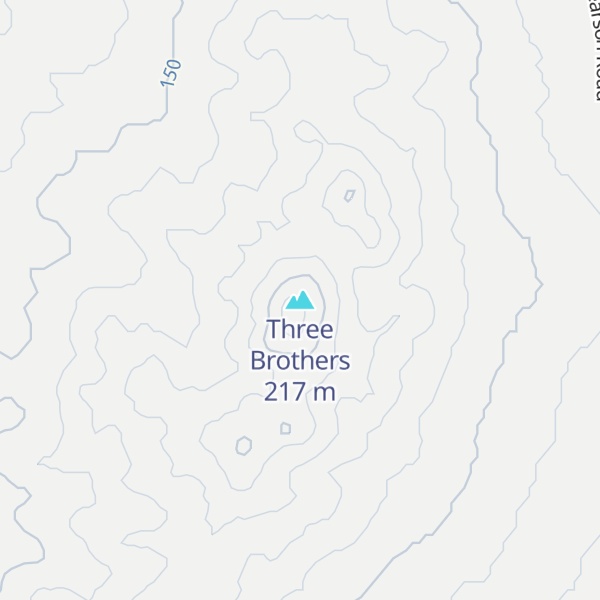 Map of Three Brothers