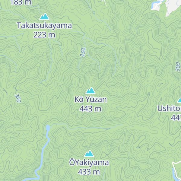 Map of Kō Yūzan