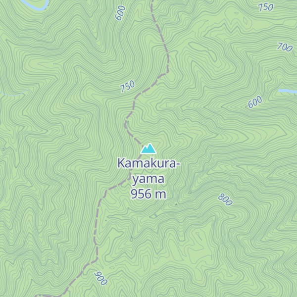 Map of Kamakura-yama