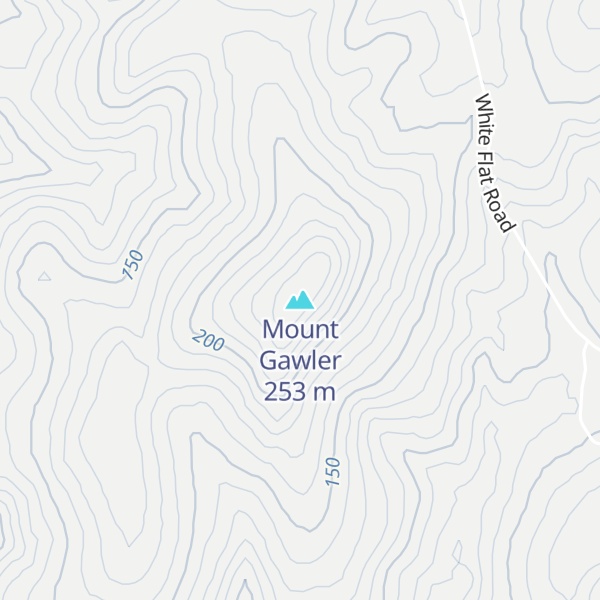 Map of Mount Gawler