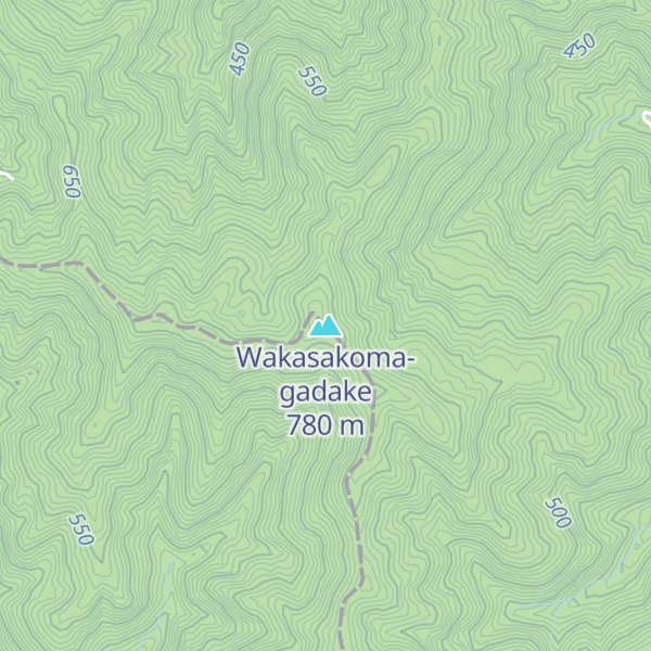 Map of Wakasakoma-gadake