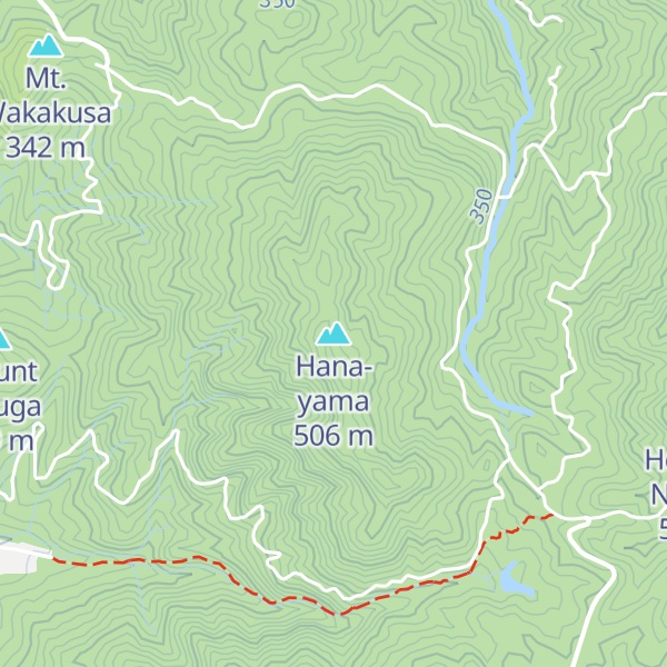 Map of Hana-yama