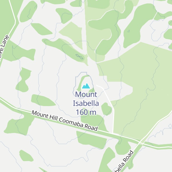Map of Mount Isabella
