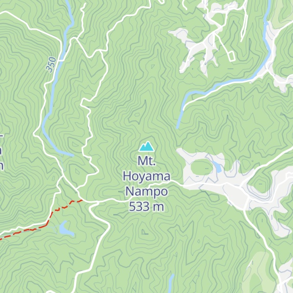 Map of Mt. Hoyama Nampo