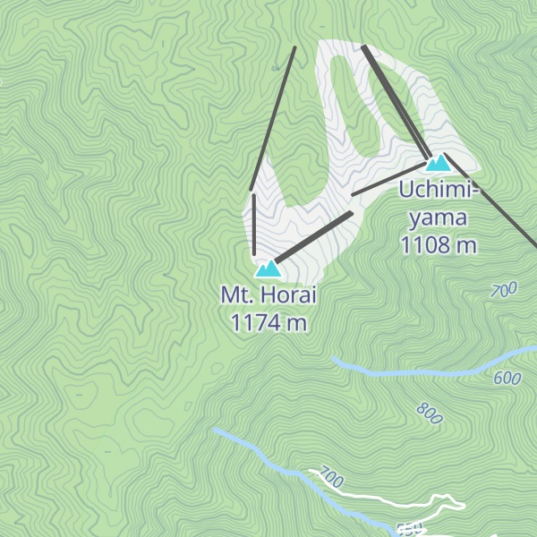 Map of Mt. Horai