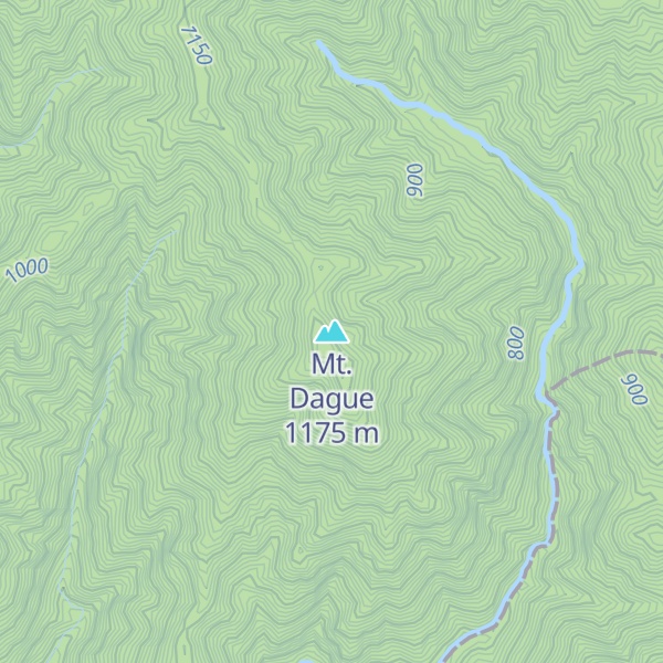 Map of Mt. Dague