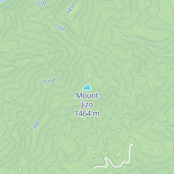 Map of Mount Jizo