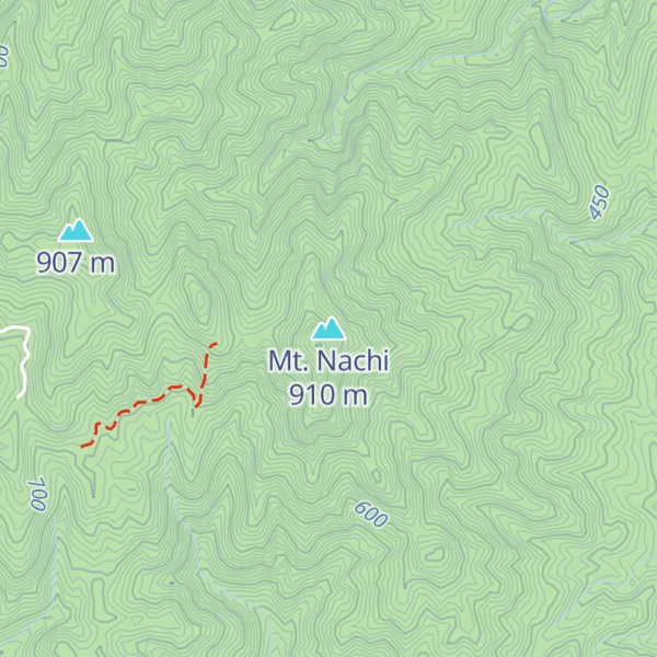 Map of Mt. Nachi