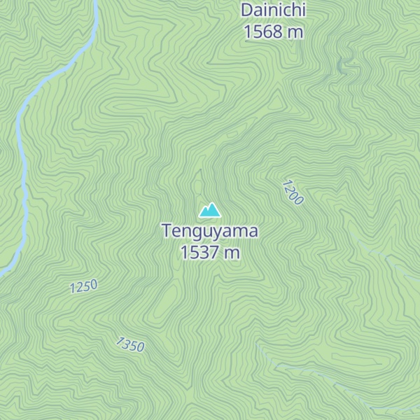Map of Tenguyama