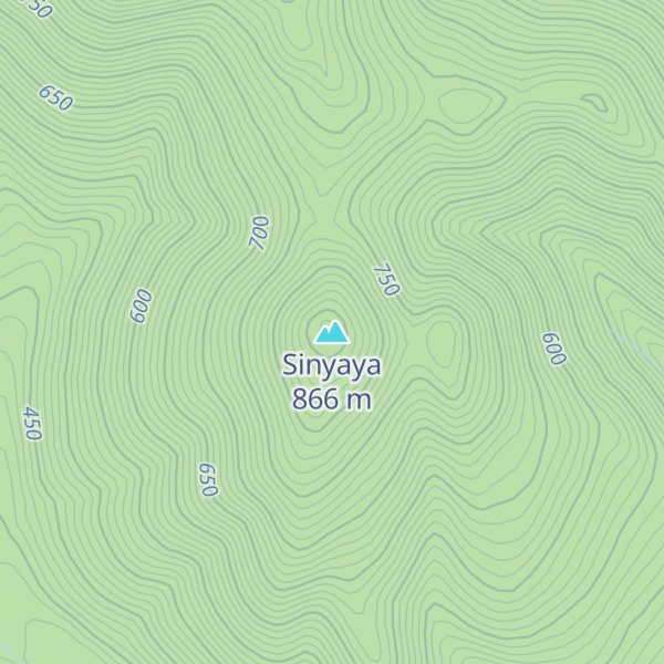 Map of Sinyaya