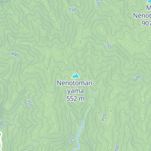 Map of Nenotomari-yama