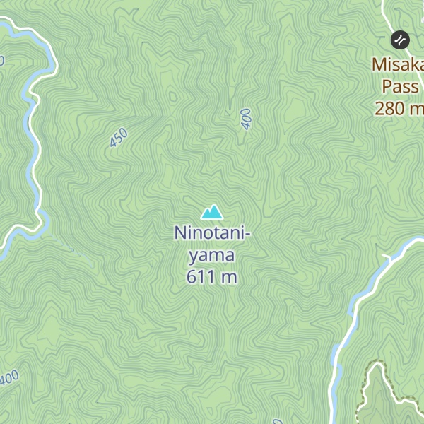 Map of Ninotani-yama