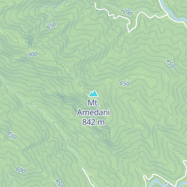 Map of Mt. Amedani