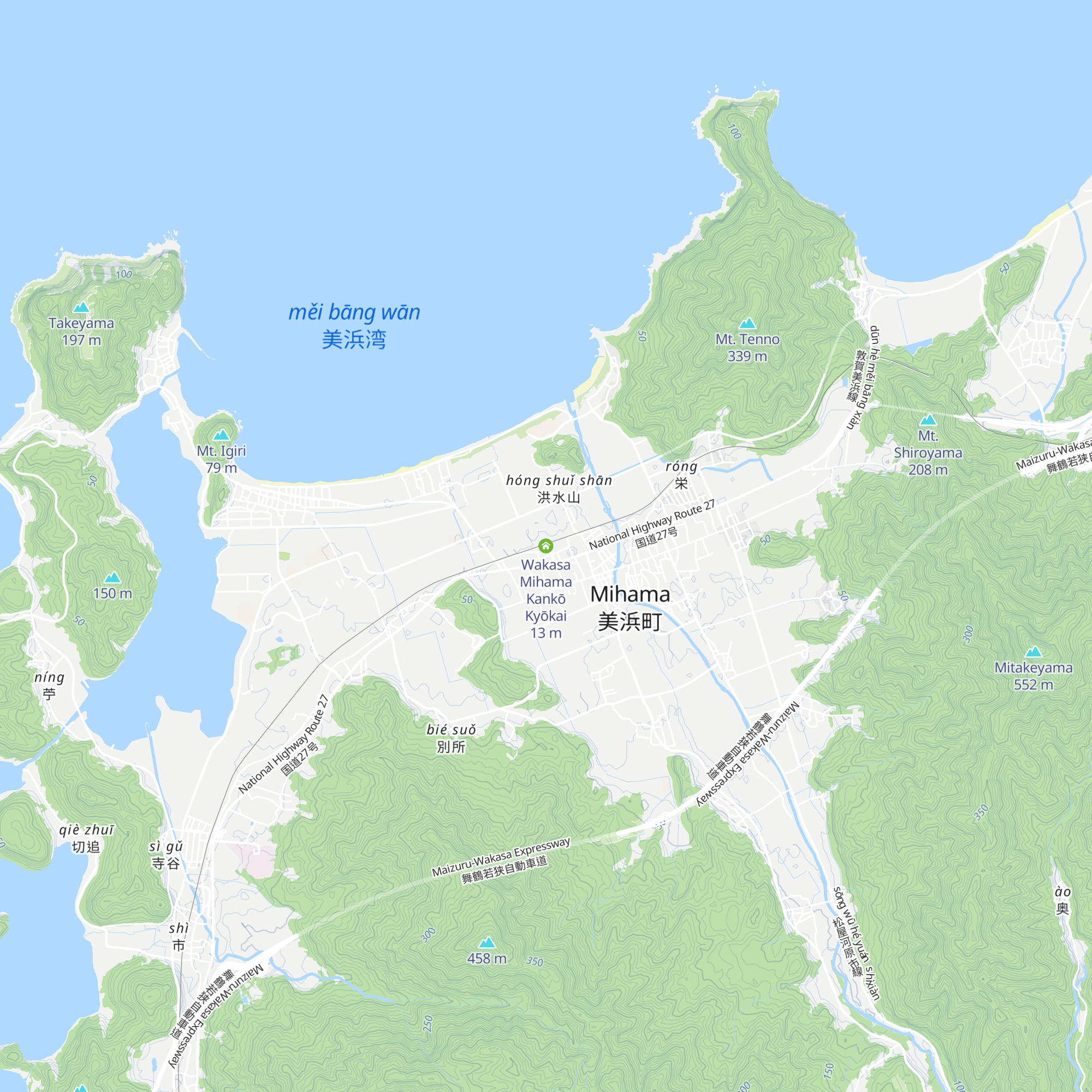 Wakasa Mihama Kankō Kyōkai map