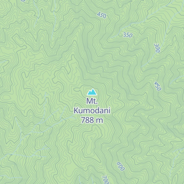 Map of Mt. Kumodani