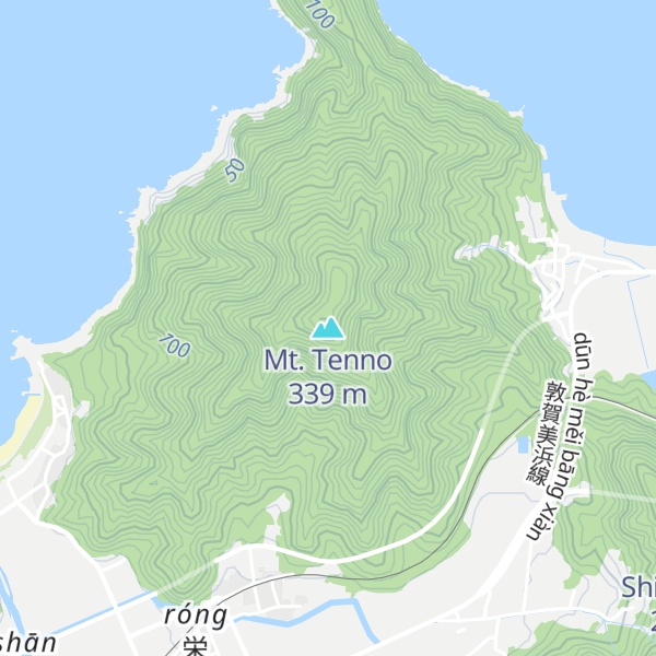 Map of Mt. Tenno