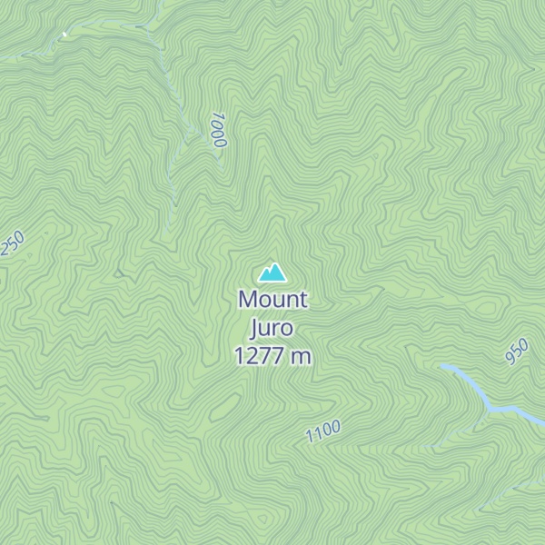 Map of Mount Juro