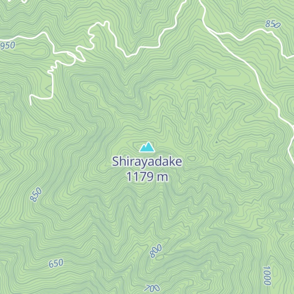 Map of Shirayadake