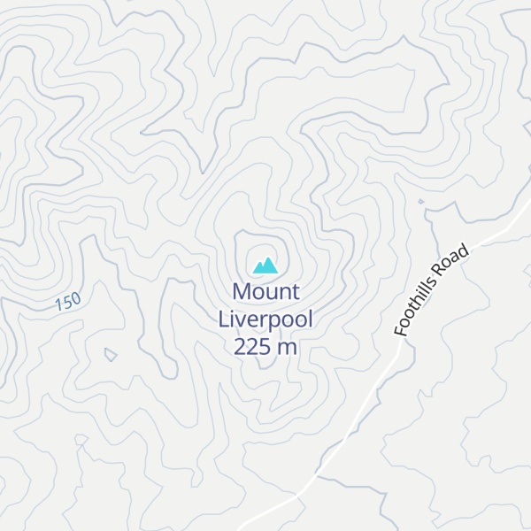 Map of Mount Liverpool