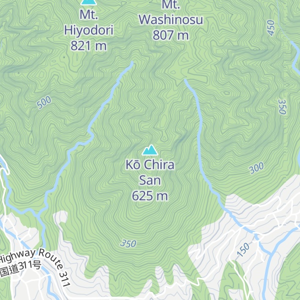 Map of Kō Chira San