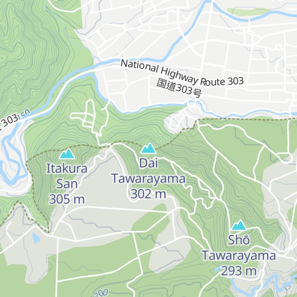 Map of Dai Tawarayama