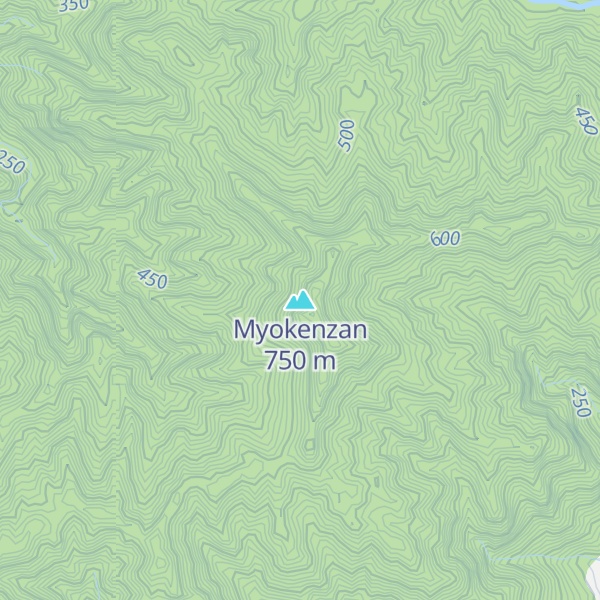 Map of Myokenzan