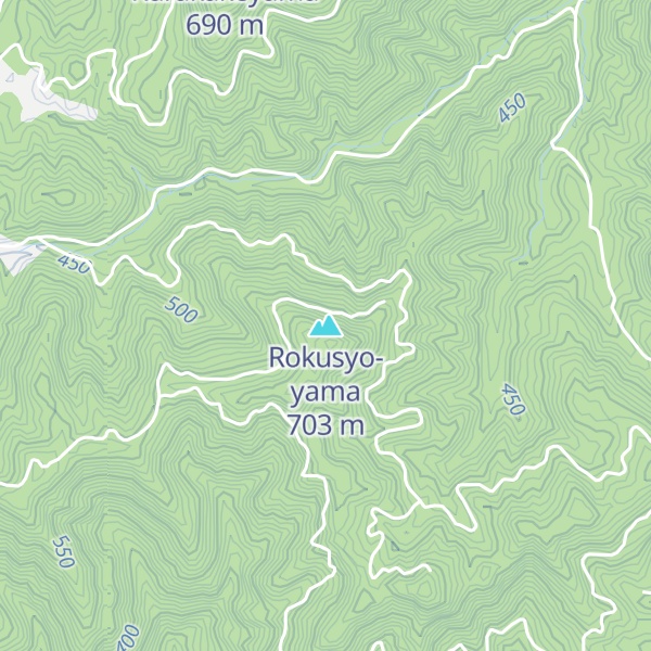 Map of Rokusyo-yama