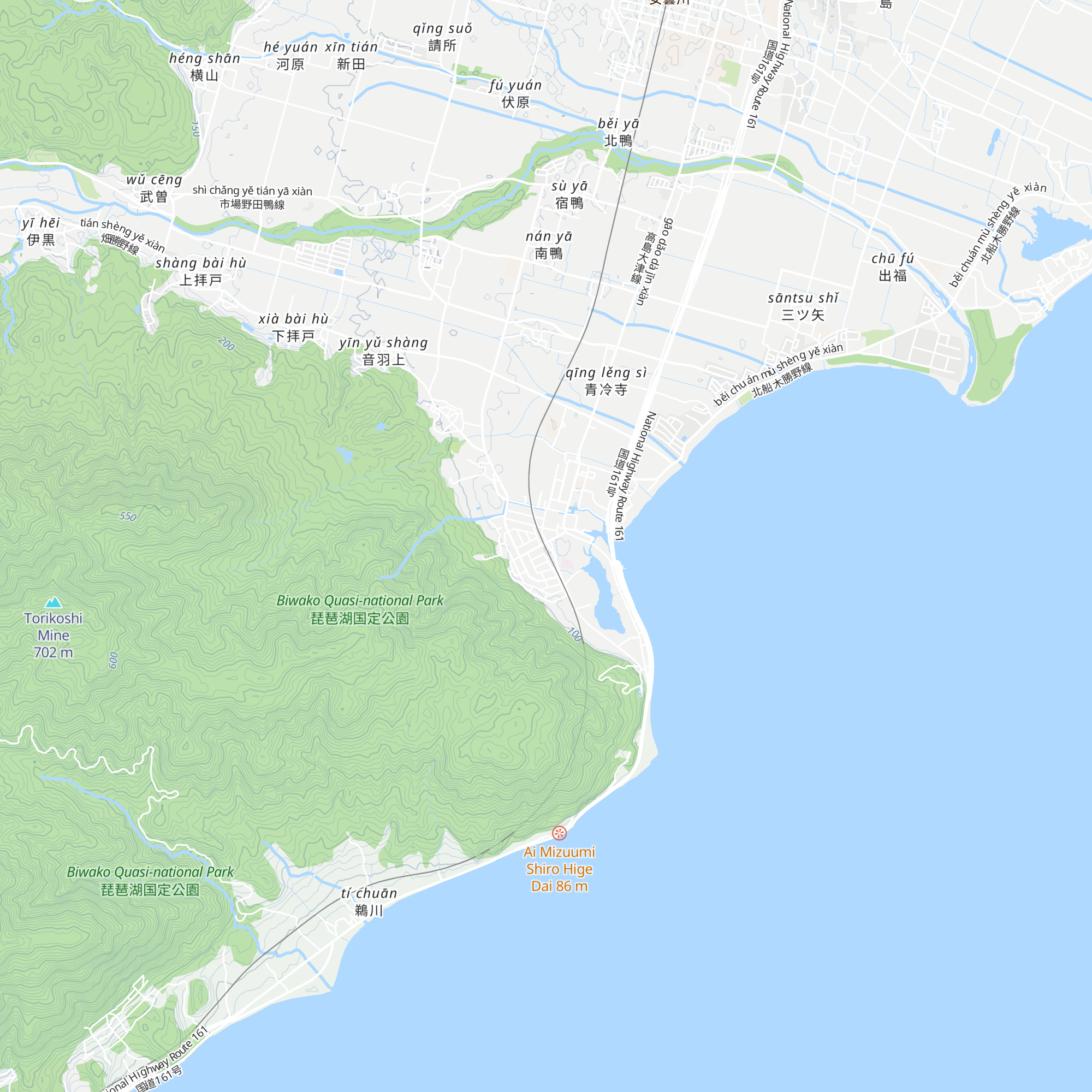 JR近江高島駅構内 観光案内所 map