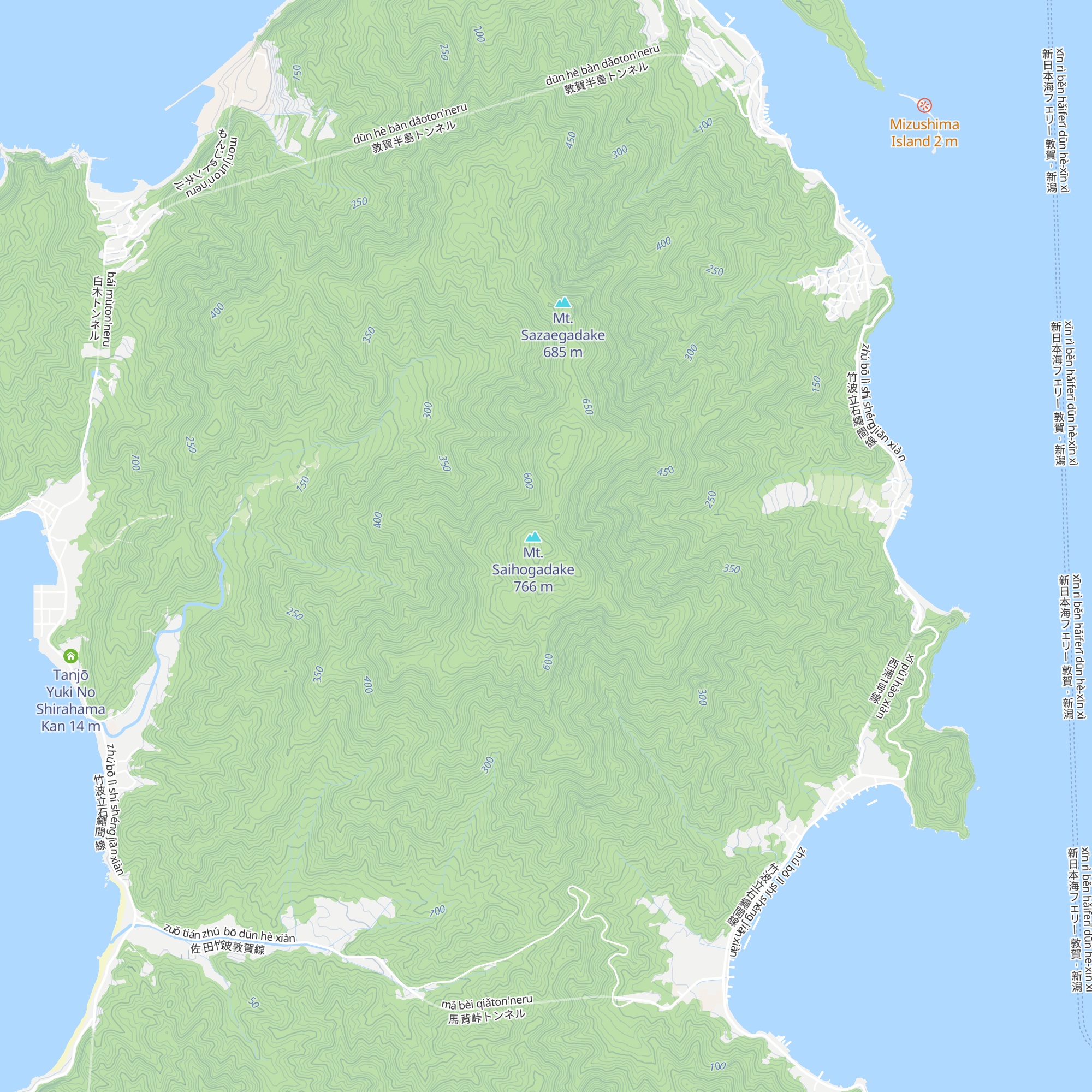 Saihōgadake Hinan Koya map