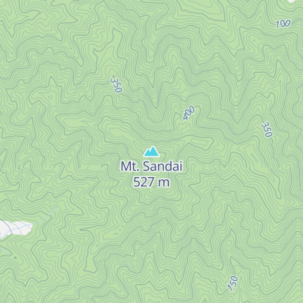 Map of Mt. Sandai