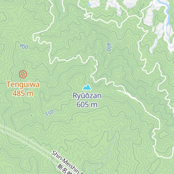 Map of Ryūōzan
