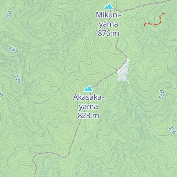 Map of Akasaka-yama