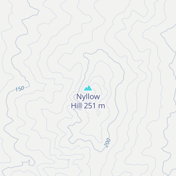 Map of Nyllow Hill