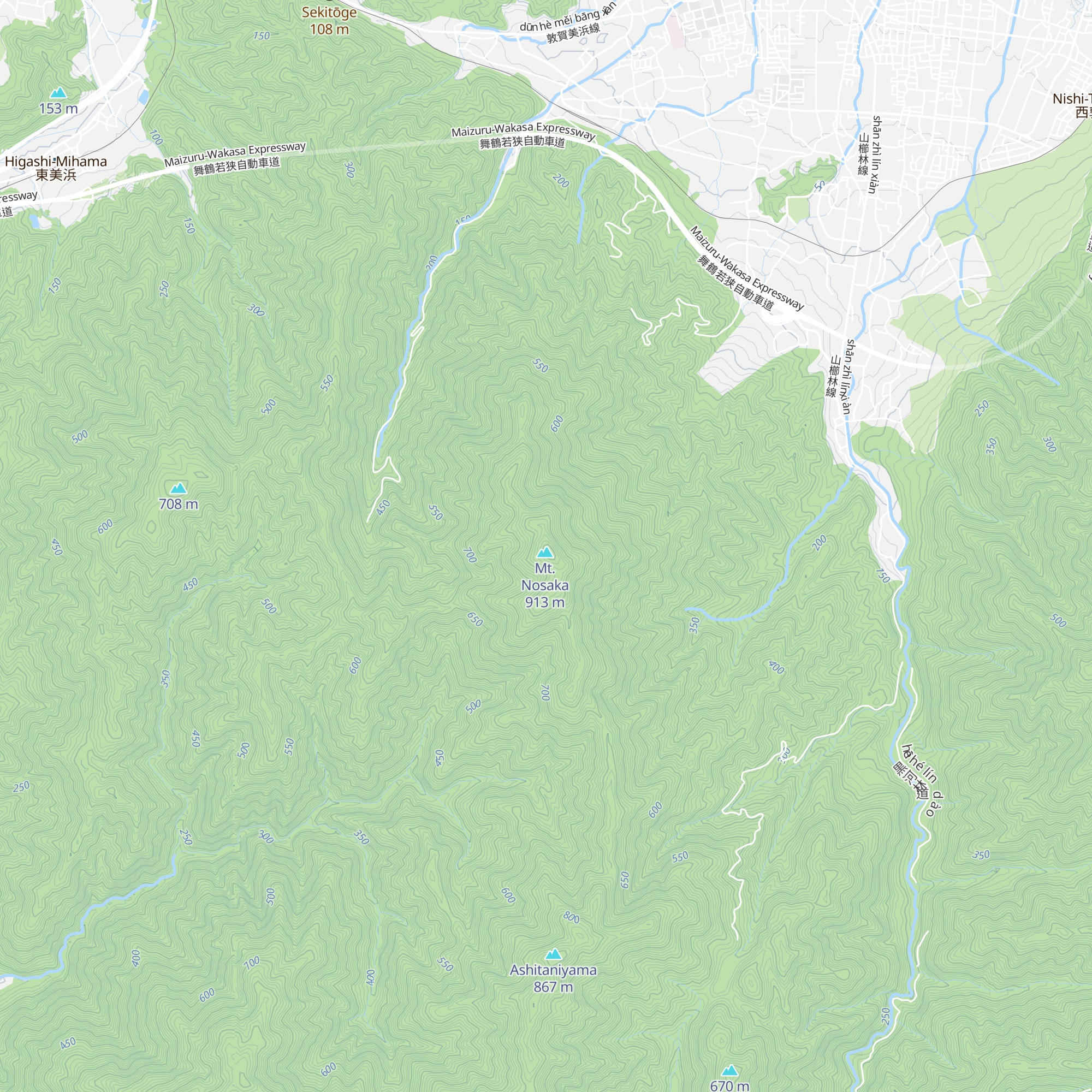 Nosaka Yamayama Koya map