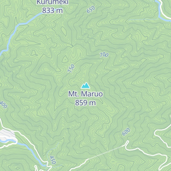 Map of Mt. Maruo