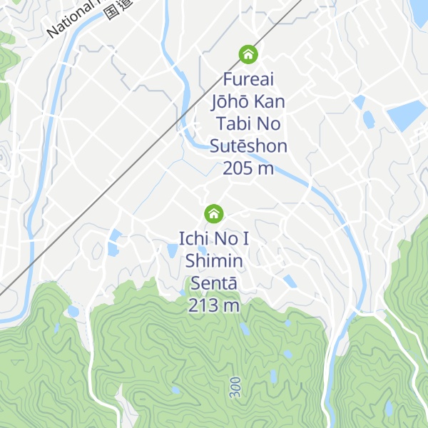 Map of Ichi No I Shimin Sentā