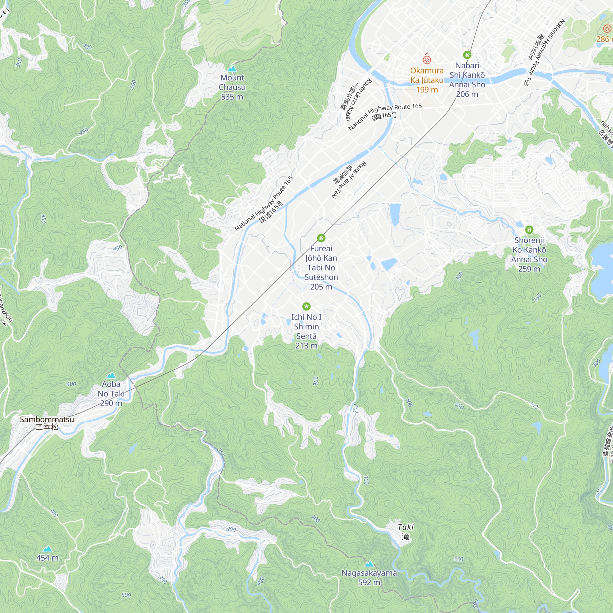 Ichi No I Shimin Sentā map