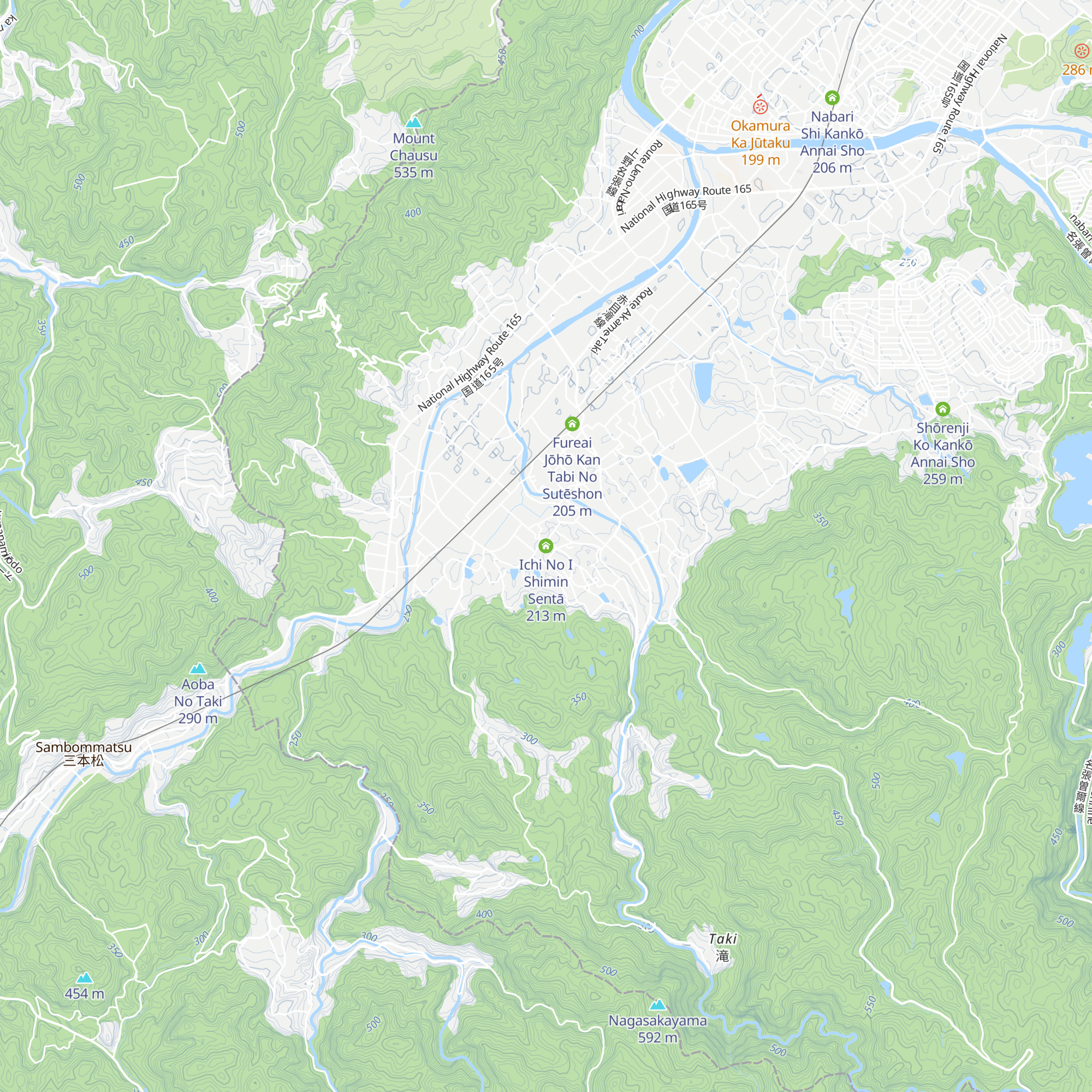 Ichi No I Shimin Sentā map