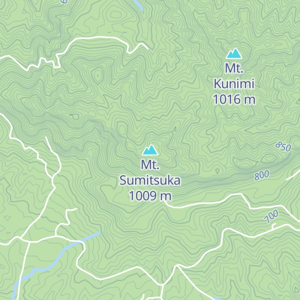 Map of Mt. Sumitsuka
