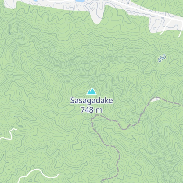 Map of Sasagadake