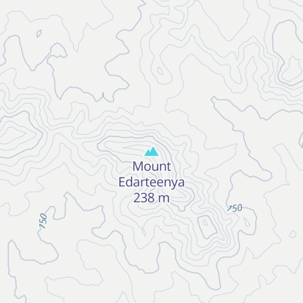 Map of Mount Edarteenya