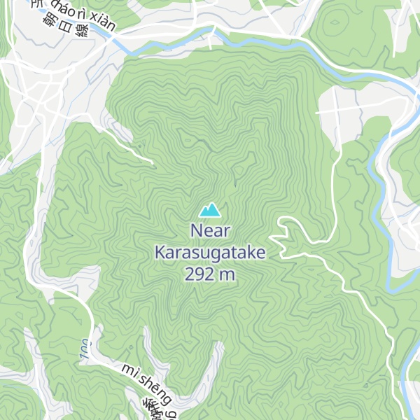 Map of Near Karasugatake