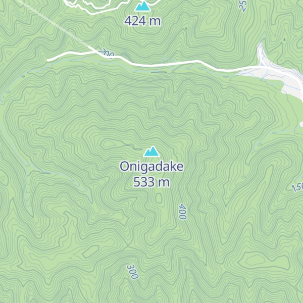 Map of Onigadake
