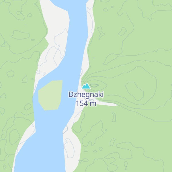 Map of Dzhegnaki