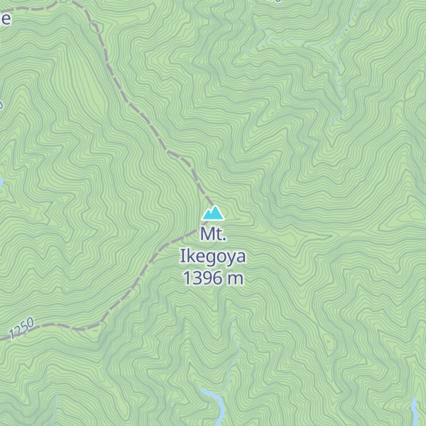Map of Mt. Ikegoya