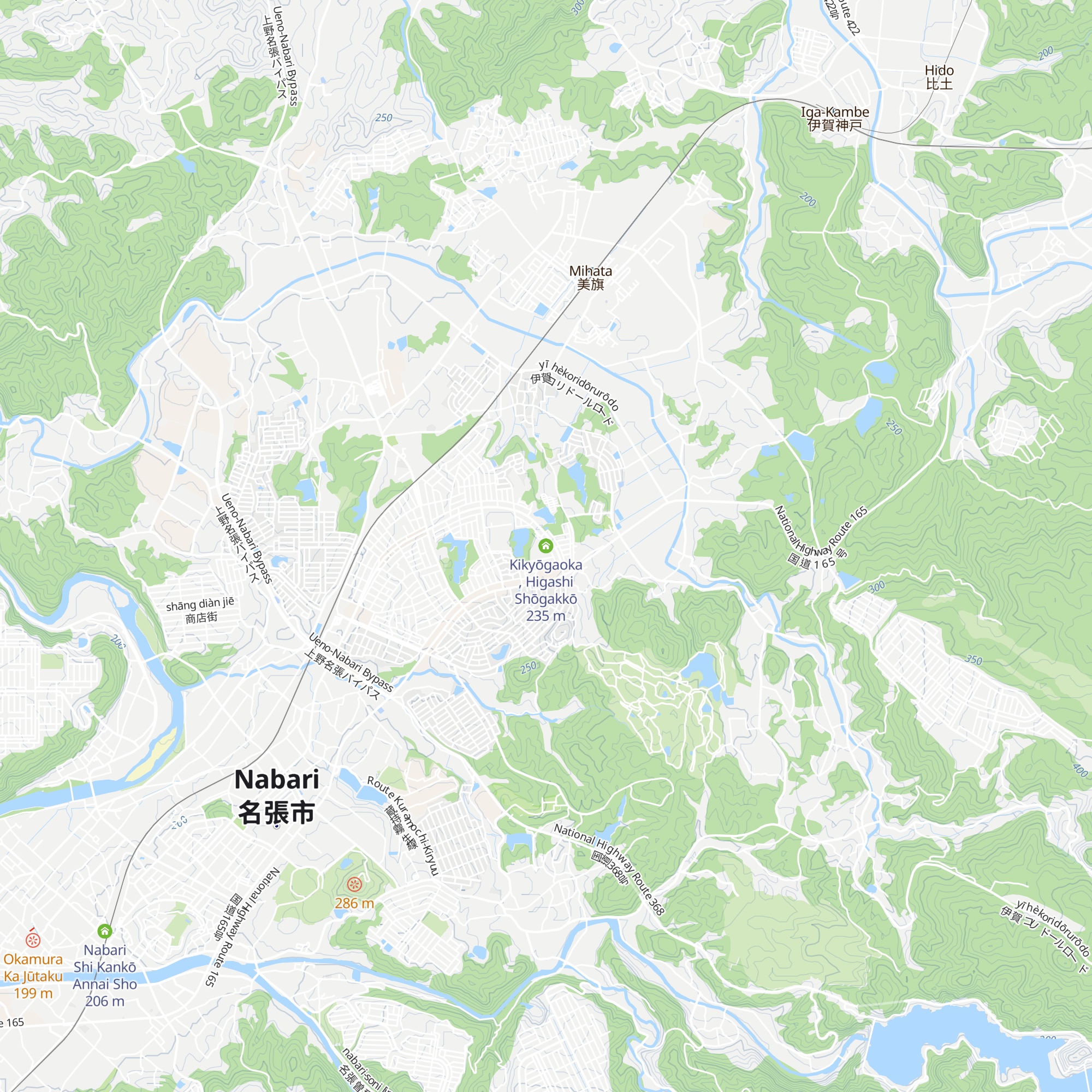 Kikyōgaoka , Higashi Shōgakkō map